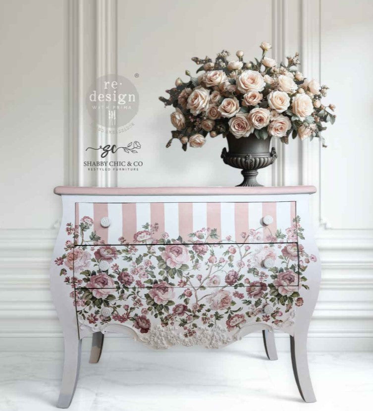 Redesign with Prima Large Transfer by Kaćha - Blushing Bloom Symphony