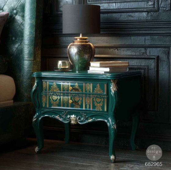 Redesign with Prima - Chateau Filigree - Large Kacha Gold Foil Transfer