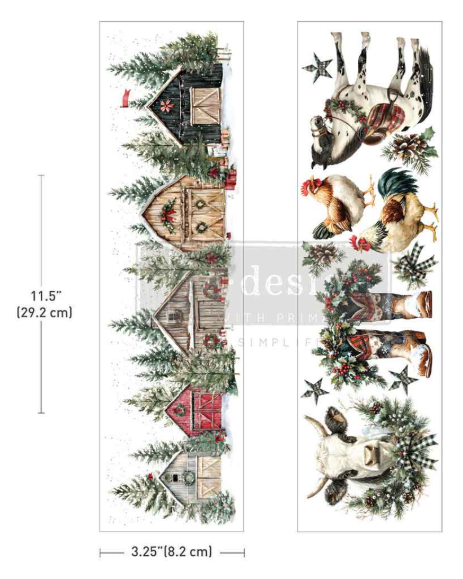 Redesign with Prima Luxe Transfers® - Christmas on the Farm