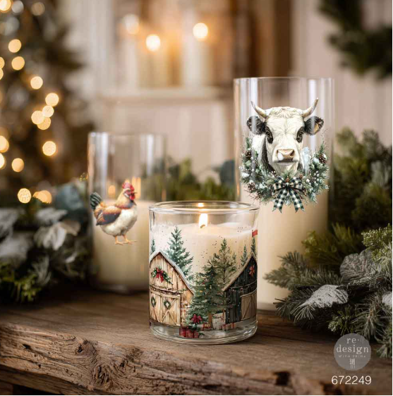 Redesign with Prima Luxe Transfers® - Christmas on the Farm