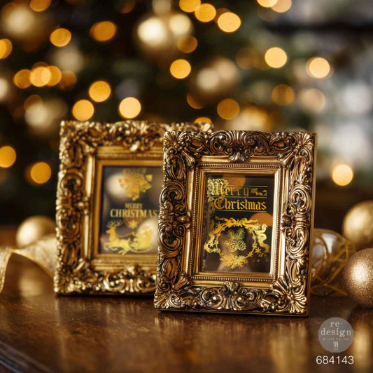 Redesign with Prima - Holiday Heirloom Foil - Middy Kacha Gold Foil Transfer