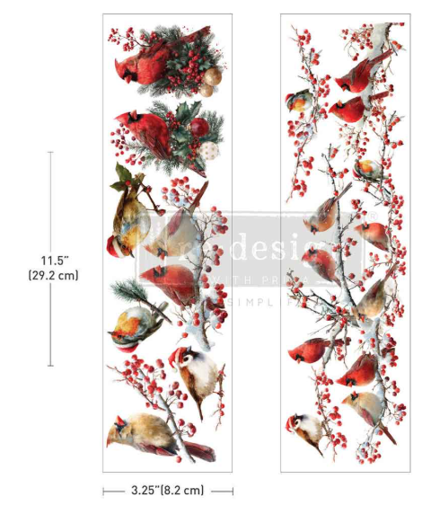 Redesign with Prima Luxe Transfers® - Hollywing Cardinal