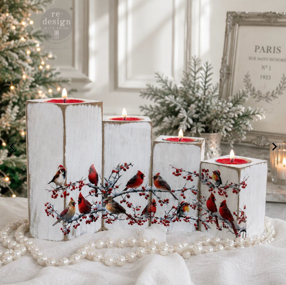 Redesign with Prima Luxe Transfers® - Hollywing Cardinal