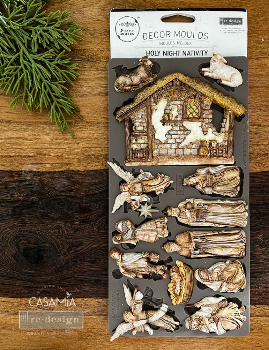 Redesign with Prima Mould - Holy Night Nativity