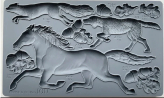 IOD Mould Horse & Hound