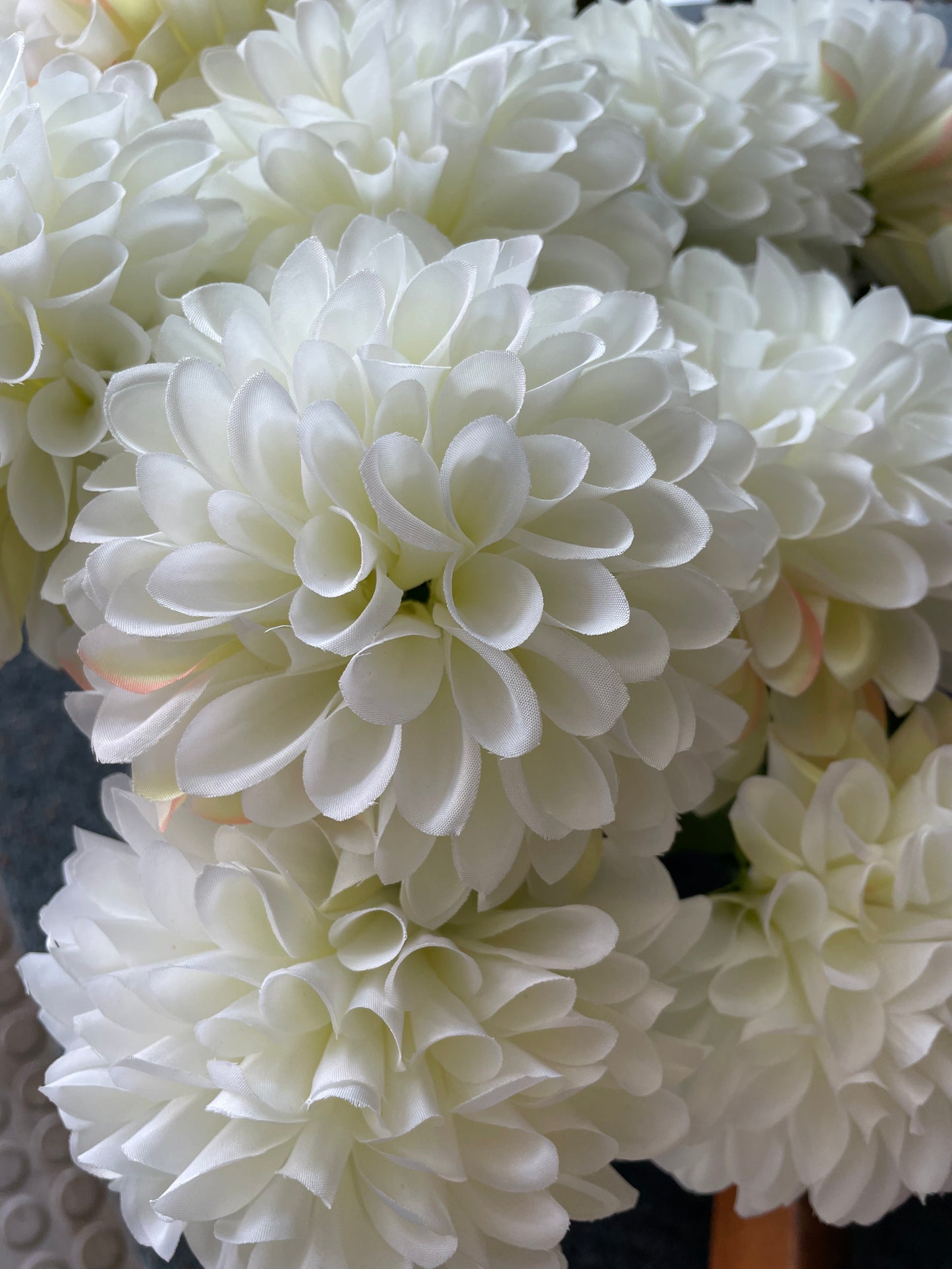 GN Pompom Dahlia White