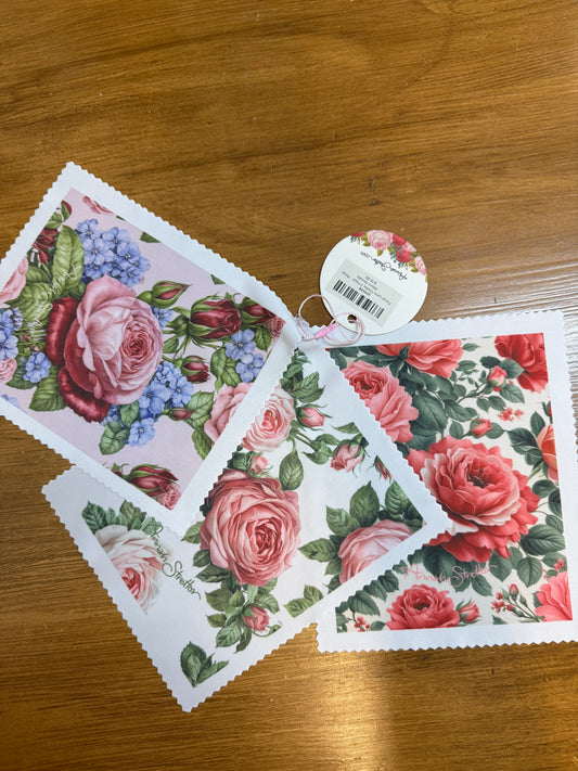 Annah Stretton Floral Lens Cloth 3 pack