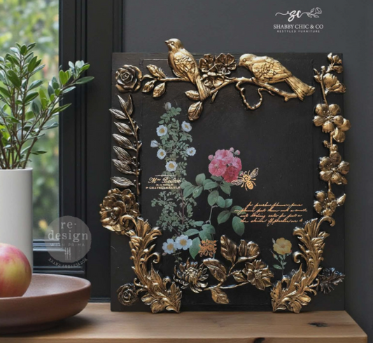 Redesign with Prima H2O Single Sheet Transfer - Poetry In Petals