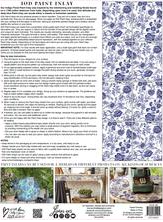 IOD PI Indigo Floral