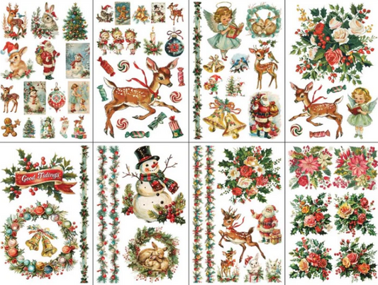 Kitschy Christmas Limited Edition Small IOD Decor Transfer