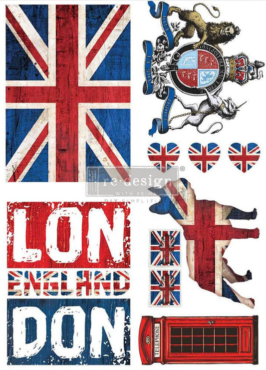 Redesign with Prima Transfer Large - London Love