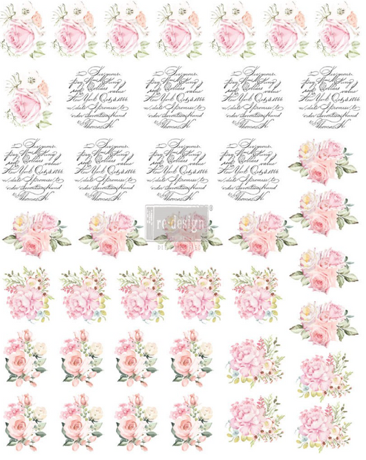 Redesign with Prima Knob Transfer - May Flowers
