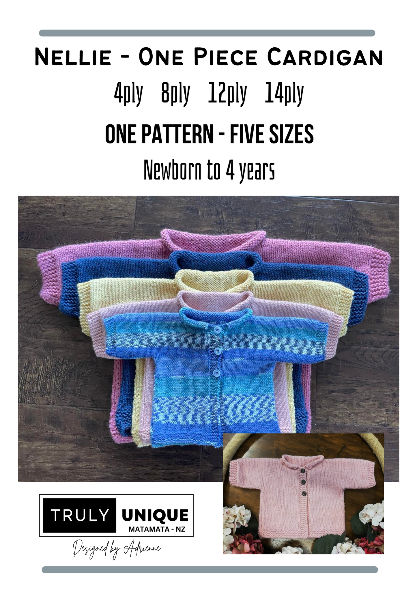 TRULY UNIQUE KNITTING PATTERNS