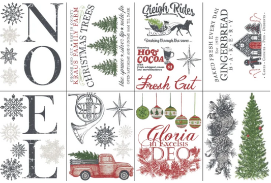 Noel Limited Edition IOD Decor Paint Inlay