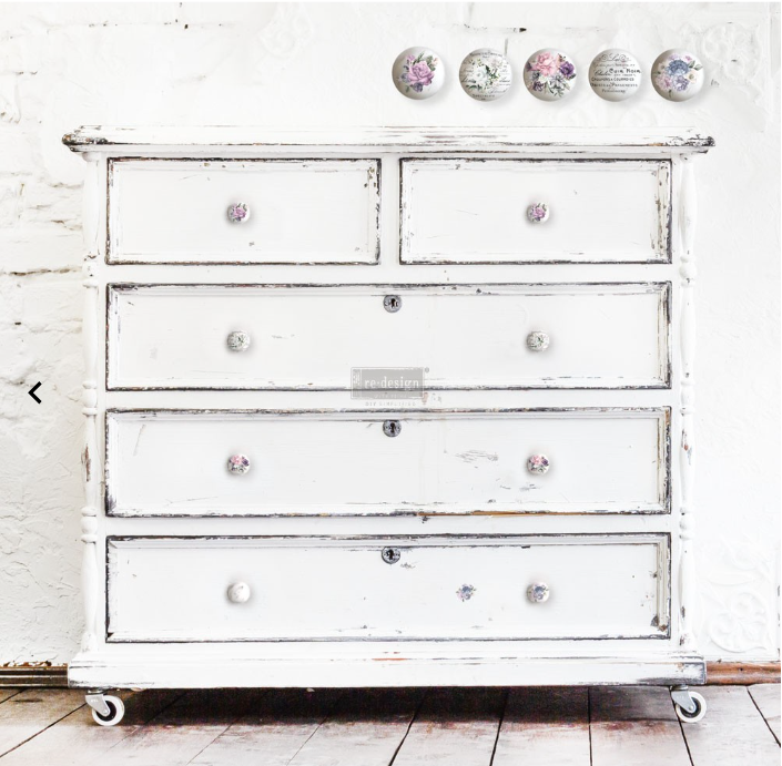 Redesign with Prima Knob Transfer - Paris Cottage