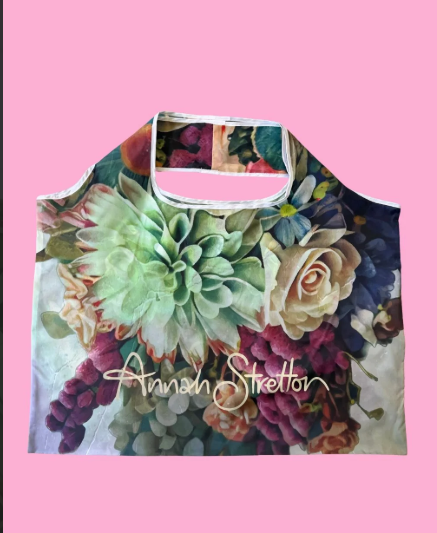 Annah Stretton Reusable Bag - Peony Love