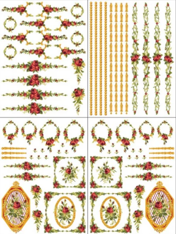IOD PI Petite Fleur Red