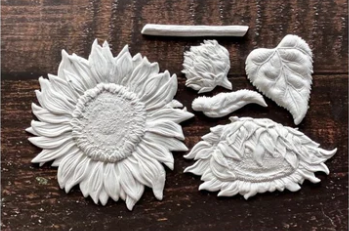 IOD Mould Sunflowers