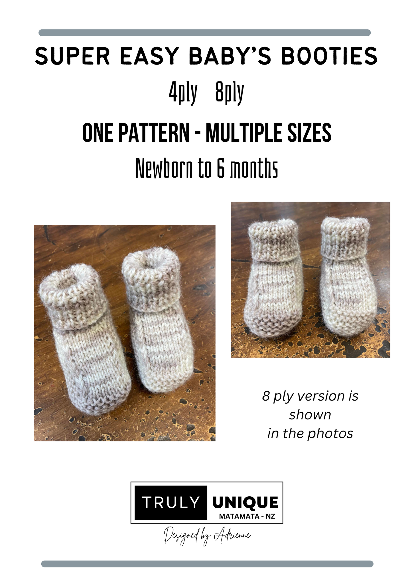 TRULY UNIQUE KNITTING PATTERNS