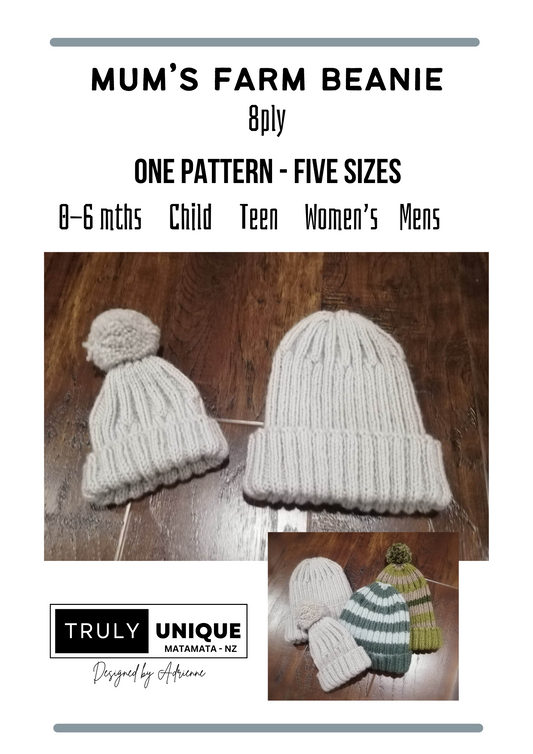 TRULY UNIQUE KNITTING PATTERNS