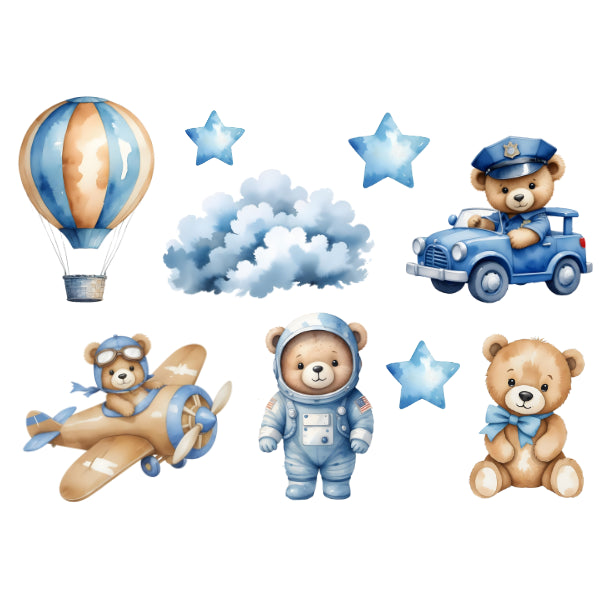 WC Transfer Blue Bear