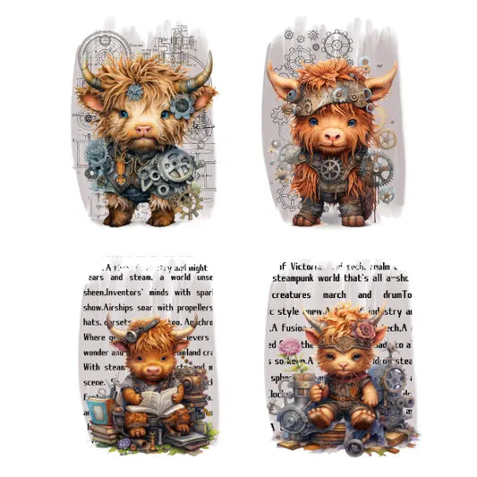 WC Transfer Steampunk Cows