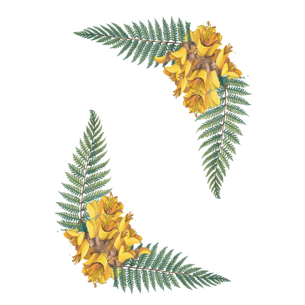 WC Transfer Fern & Kowhai