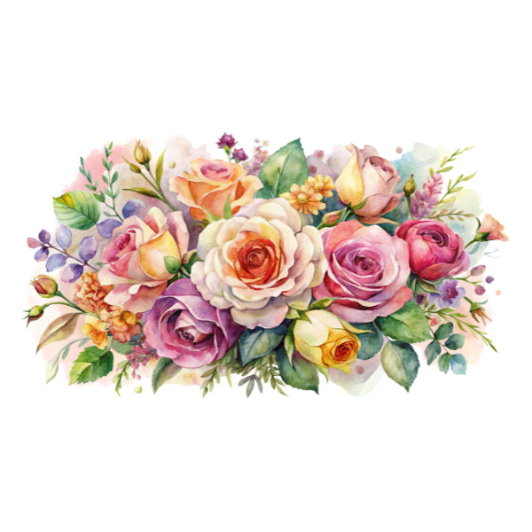 WC Transfer Floral Delight