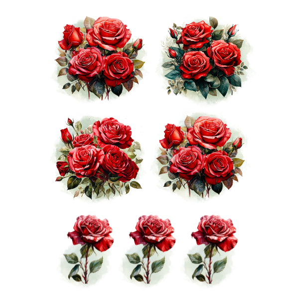 WC Transfer Rose Set