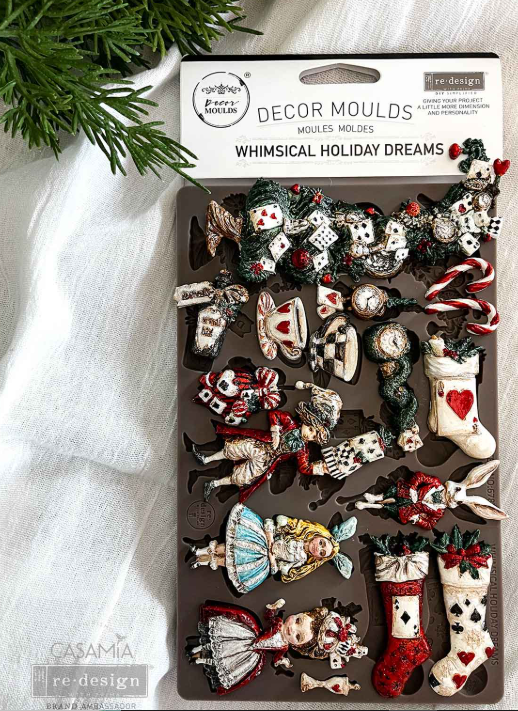 Redesign with Prima Mould - Whimsical Holiday Dreams