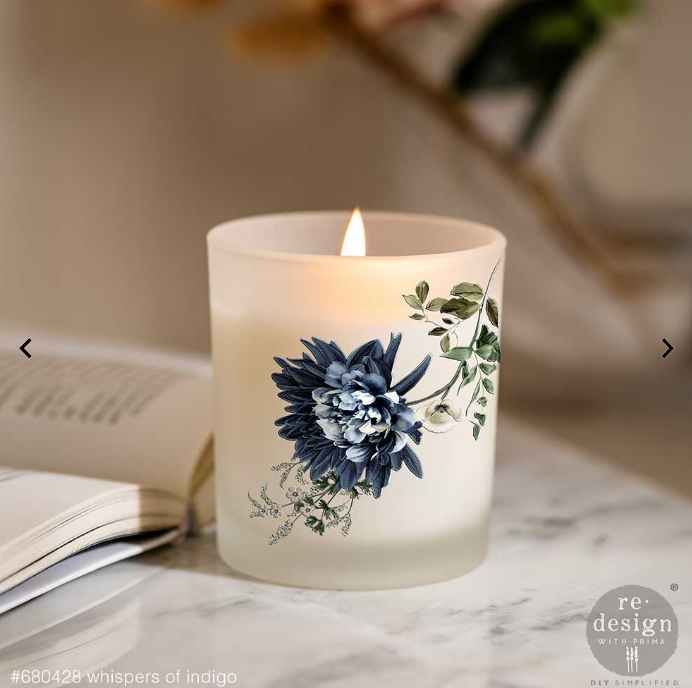 Redesign with Prima Luxe Transfers® - Whispers Of Indigo
