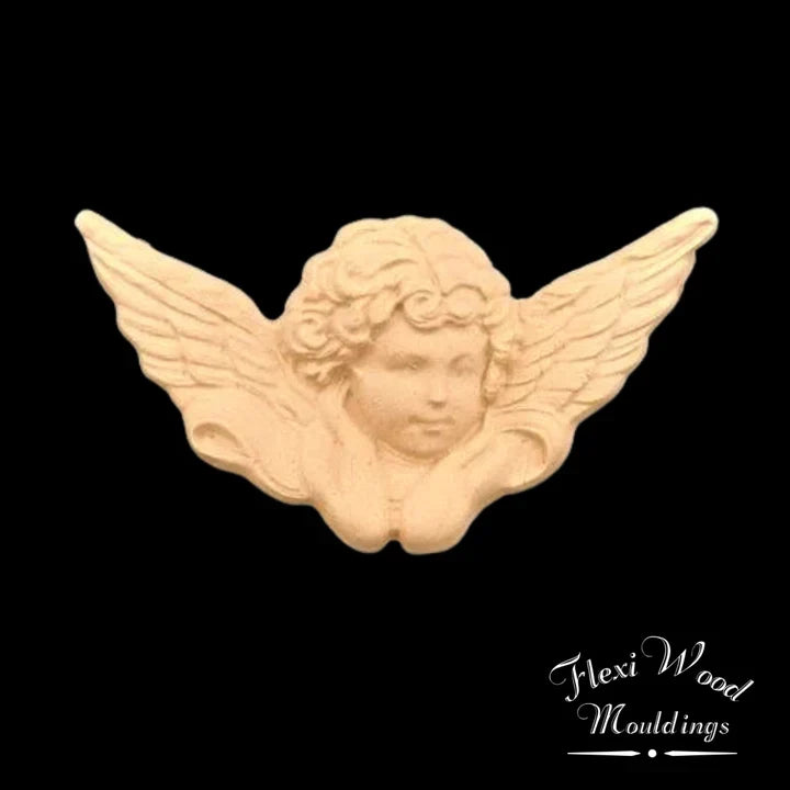FlexiWood Cherub Contemplation (right facing) - FW28