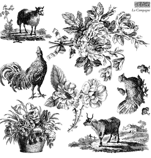 La Campagne IOD Decor Stamp