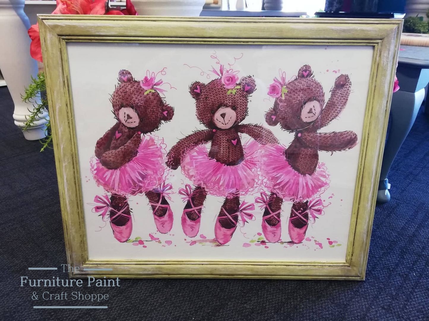 Luxe Decoupage Paper Ballerina Teddies