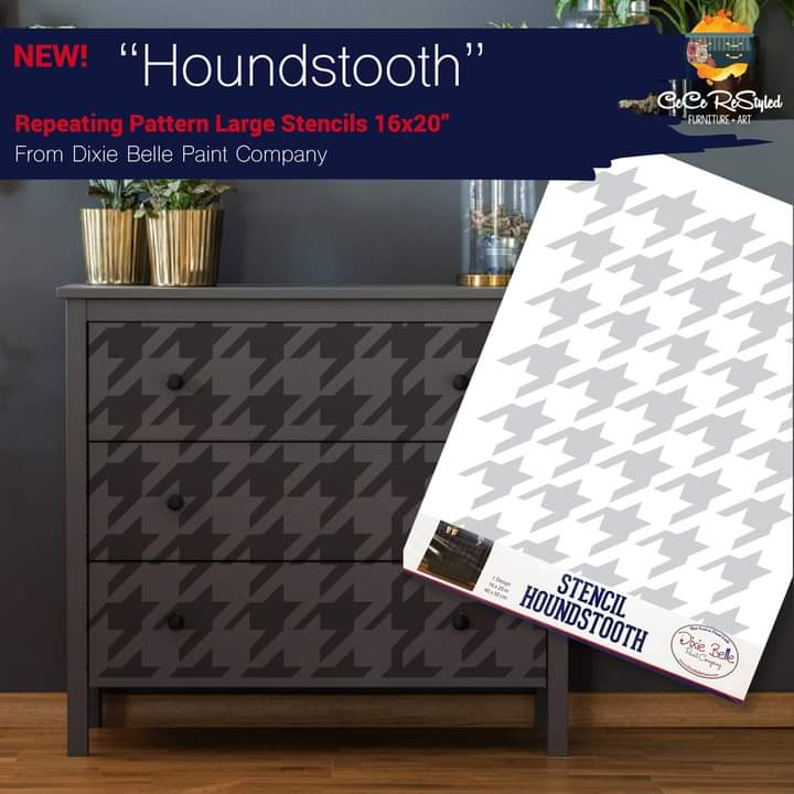Stencil - Houndstooth