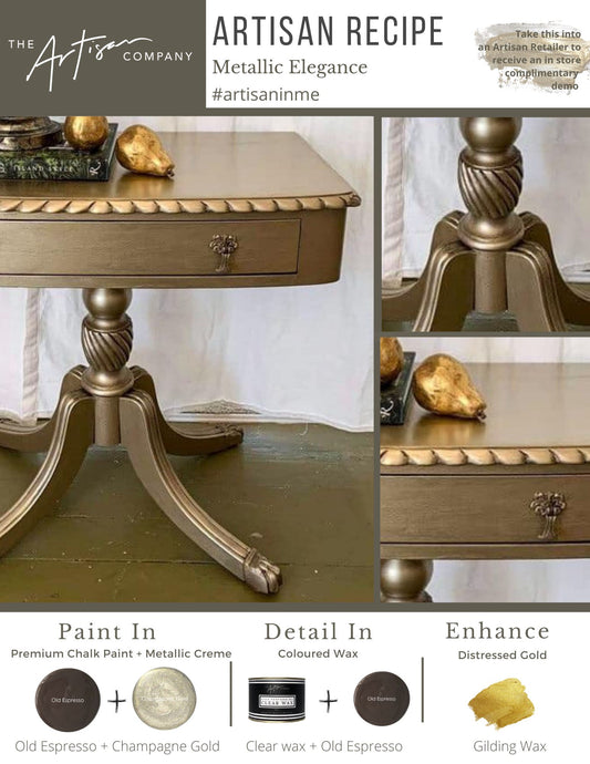Artisan Paint Recipe - Metallic Elegance