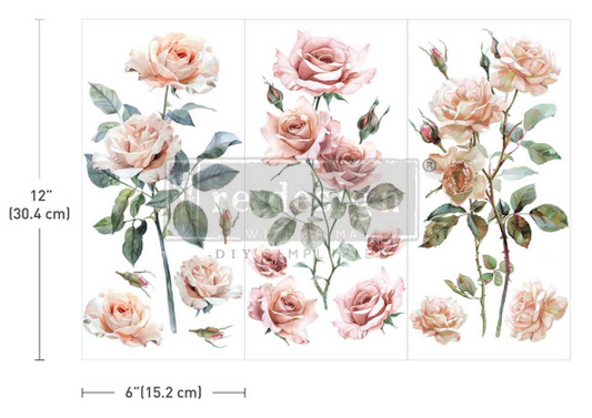 Redesign with Prima Mini Transfer - Blush Symphony