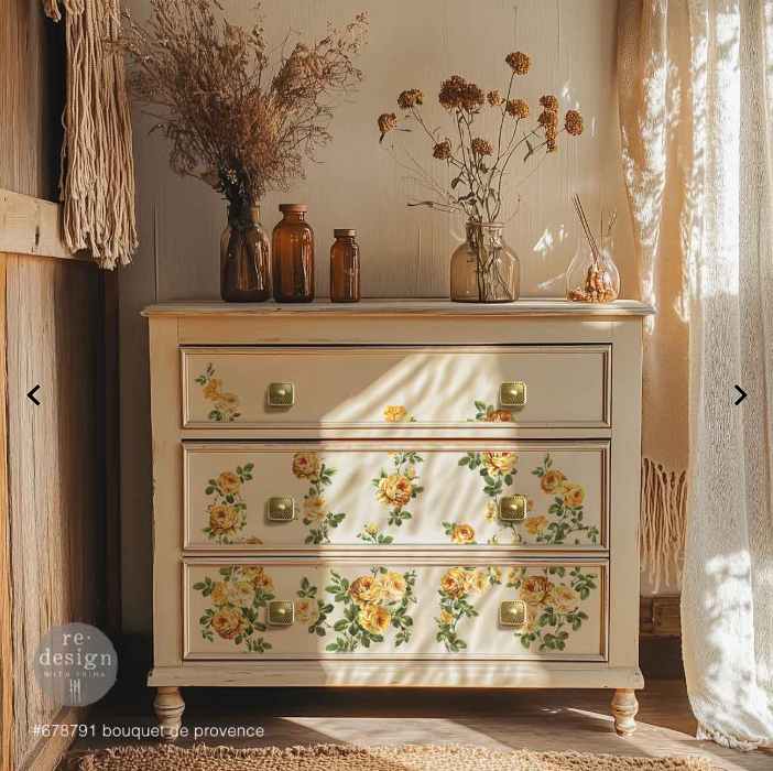 Redesign with Prima Middy Transfer - Bouquet De Provence
