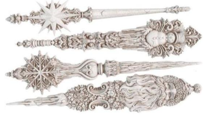 IOD Decor Mould 25 x 15cm - Christmas Tapers