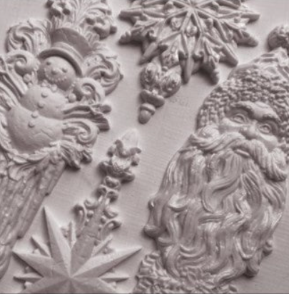 IOD Decor Mould 25 x 15cm - Christmas Tapers