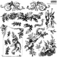 IOD Decor Stamp 30.5 x 30.5cm - Classical Christmas Limited Edition) with masks