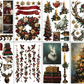 IOD Decor Transfer Pad 20 x 30.5cm - Crimson Velvet 8 Sheets) Limited Edition