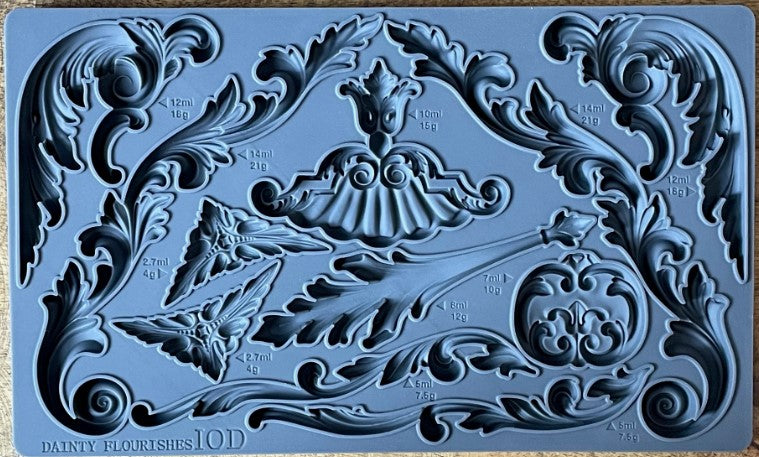 IOD Mould Dainty Flourishes
