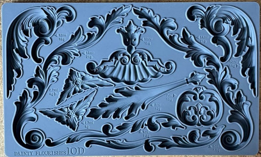 IOD Mould Dainty Flourishes