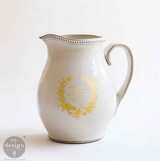 Redesign with Prima - Label De Luxe - Middy Kacha Gold Foil Transfer