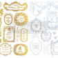 Redesign with Prima H2O Gold/Silver Transfer - Eclat Du Matin 2 Sheets