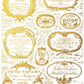 IOD Gilded Etiquettes