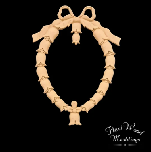 FlexiWood Bluebell Wreath - FW39