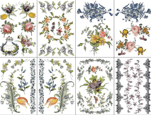 IOD Transfer Fairytale Florals