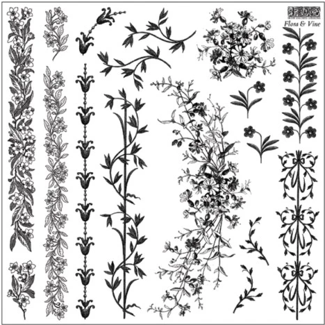 IOD Stamp Flora & Vine